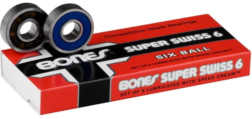 Bones Super Swiss 6 Ball Bearings