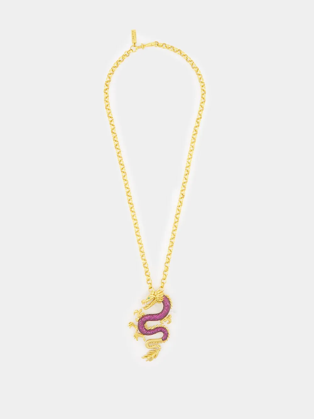 Burgundy Dragon Necklace