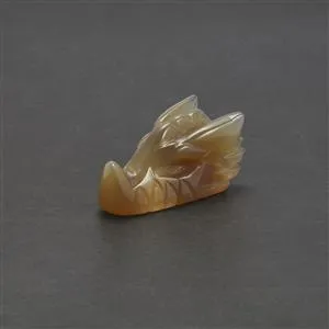 Dragon Carved head Approx 36-43mm
