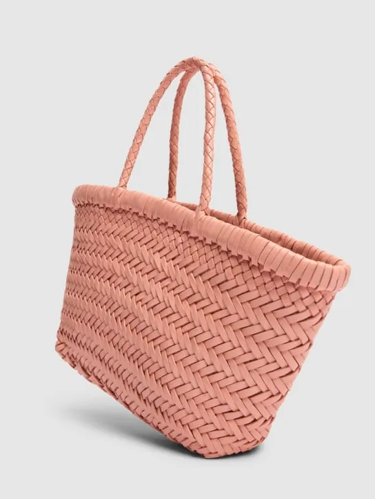 Dragon Diffusion   Mini Flat Gora leather basket bag 