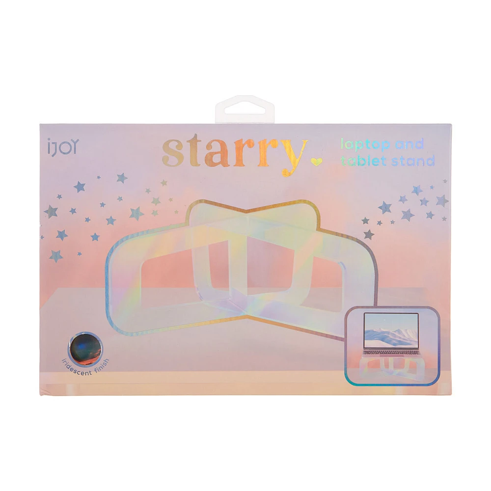iJoy Starry Iridescent Laptop & Tablet Stand