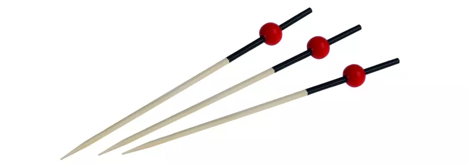Pacovis Kita Bamboo Stick Red 70 mm
