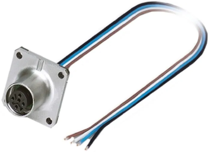 Phoenix Contact Female 4 way M12 to Sensor Actuator Cable, 500mm