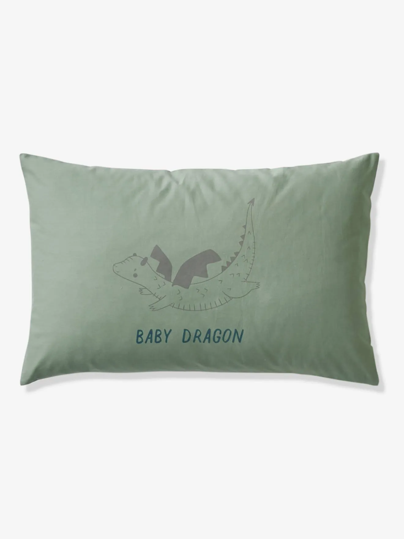Pillowcase for Babies, Dragon - green