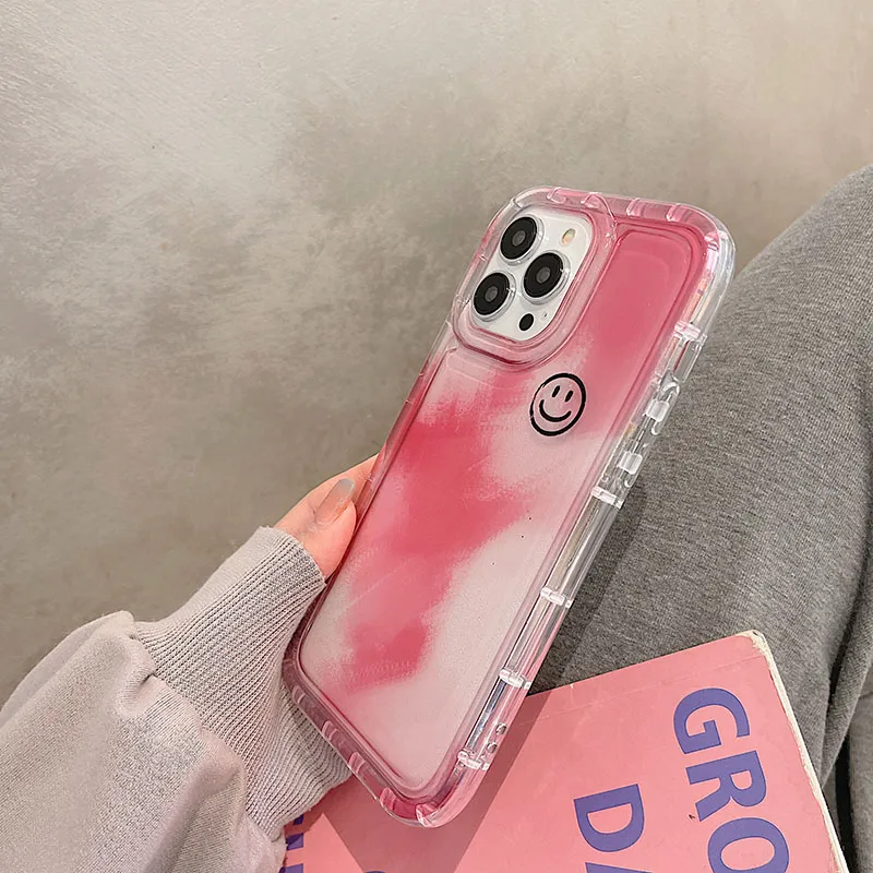 Pink Shockproof iPhone Case