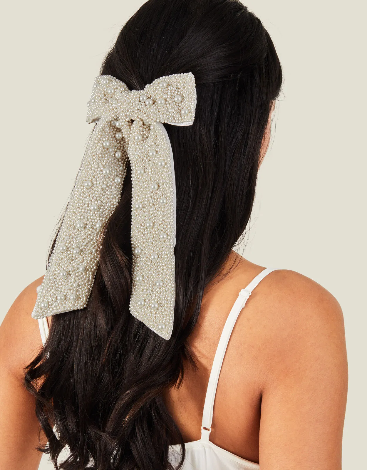 Statement Pearl Hair Bow