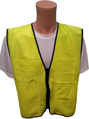 Surveyors Vest Lime Plain RX Safety Brand - 3XL size