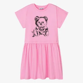 Teen Girls Pink Cotton Dress