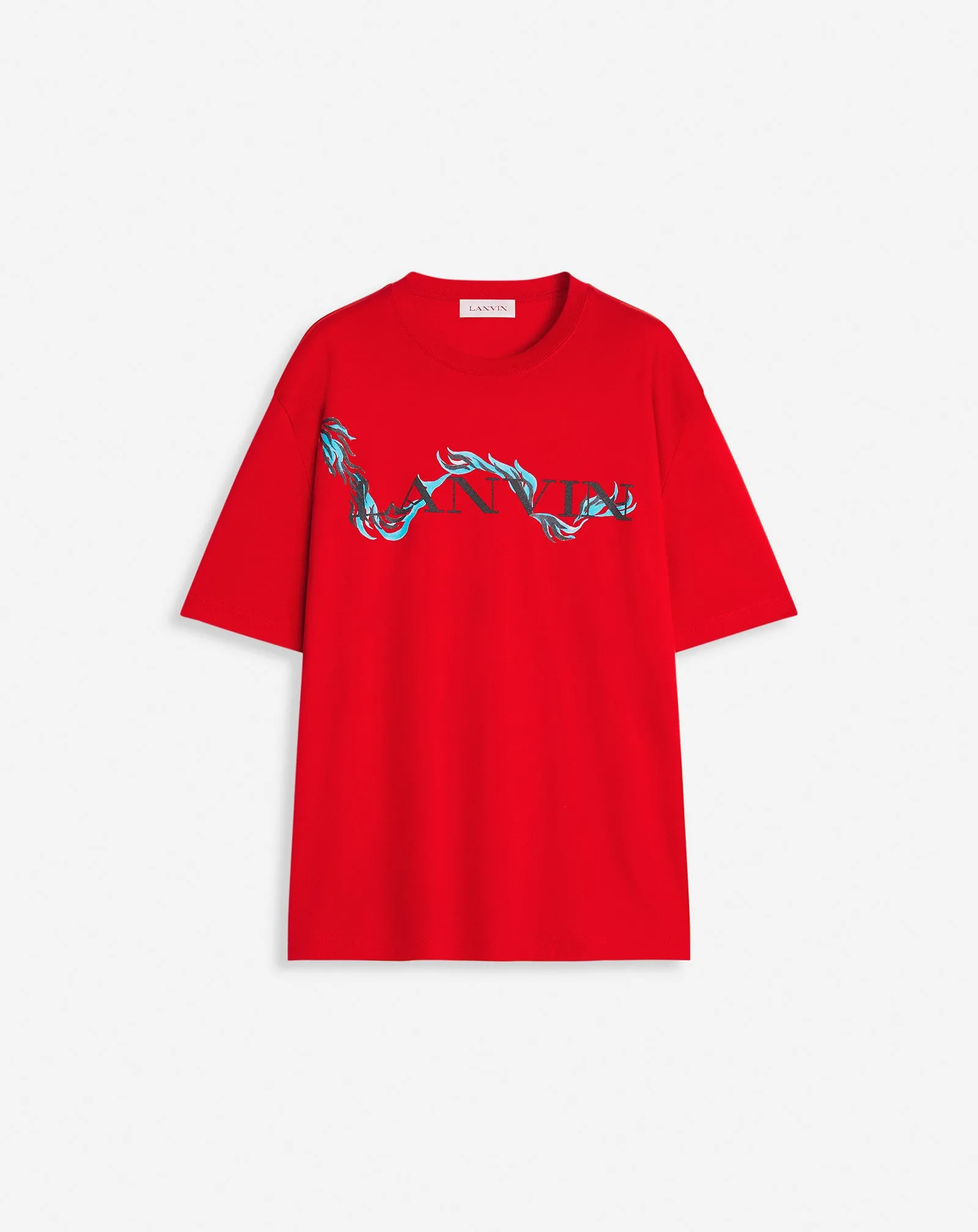 UNISEX DRAGON PRINT LOOSE-FITTING T-SHIRT